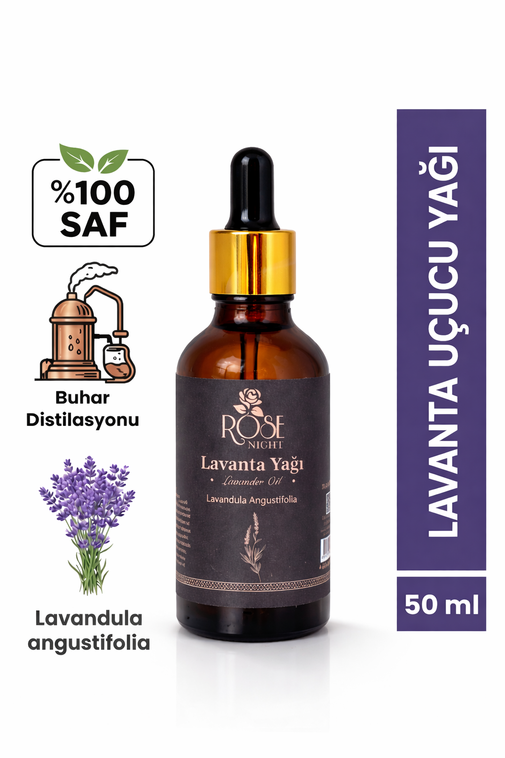 Lavender Oil | Angustufolia 50 ML Glass Dropper
