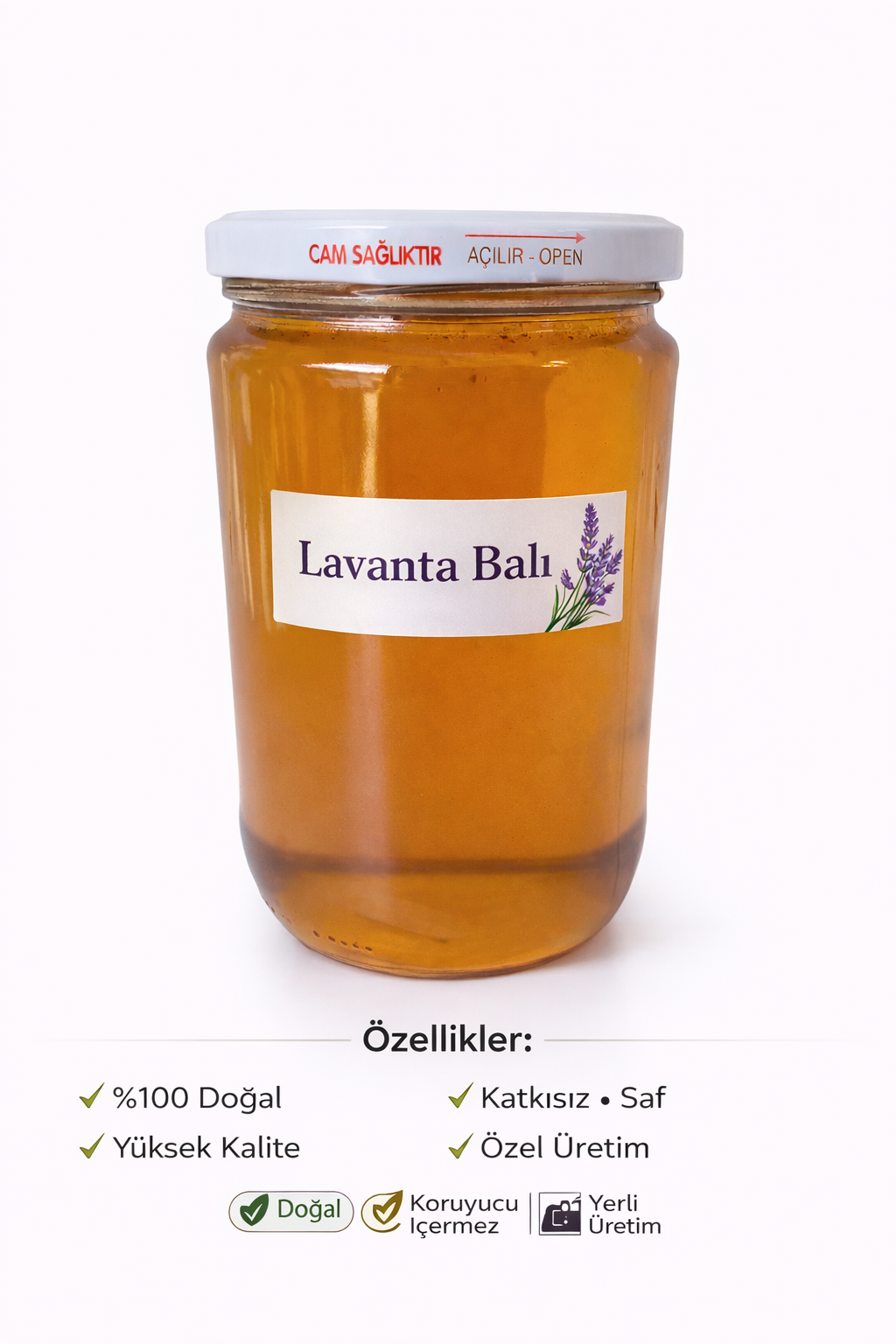 Organik Lavanta Balı(800 gram)