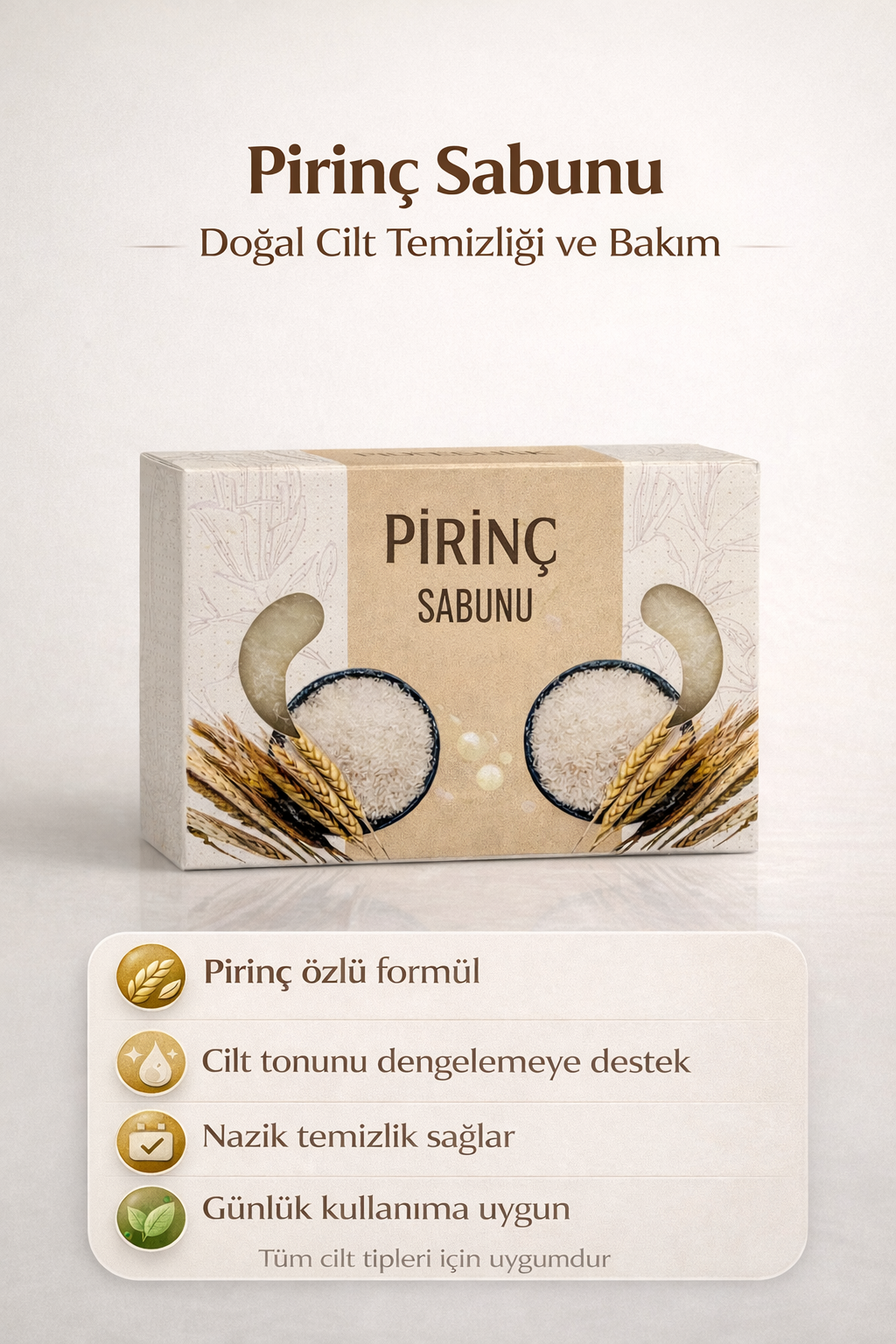 Rice Soap (100 GR) | Rice Soap