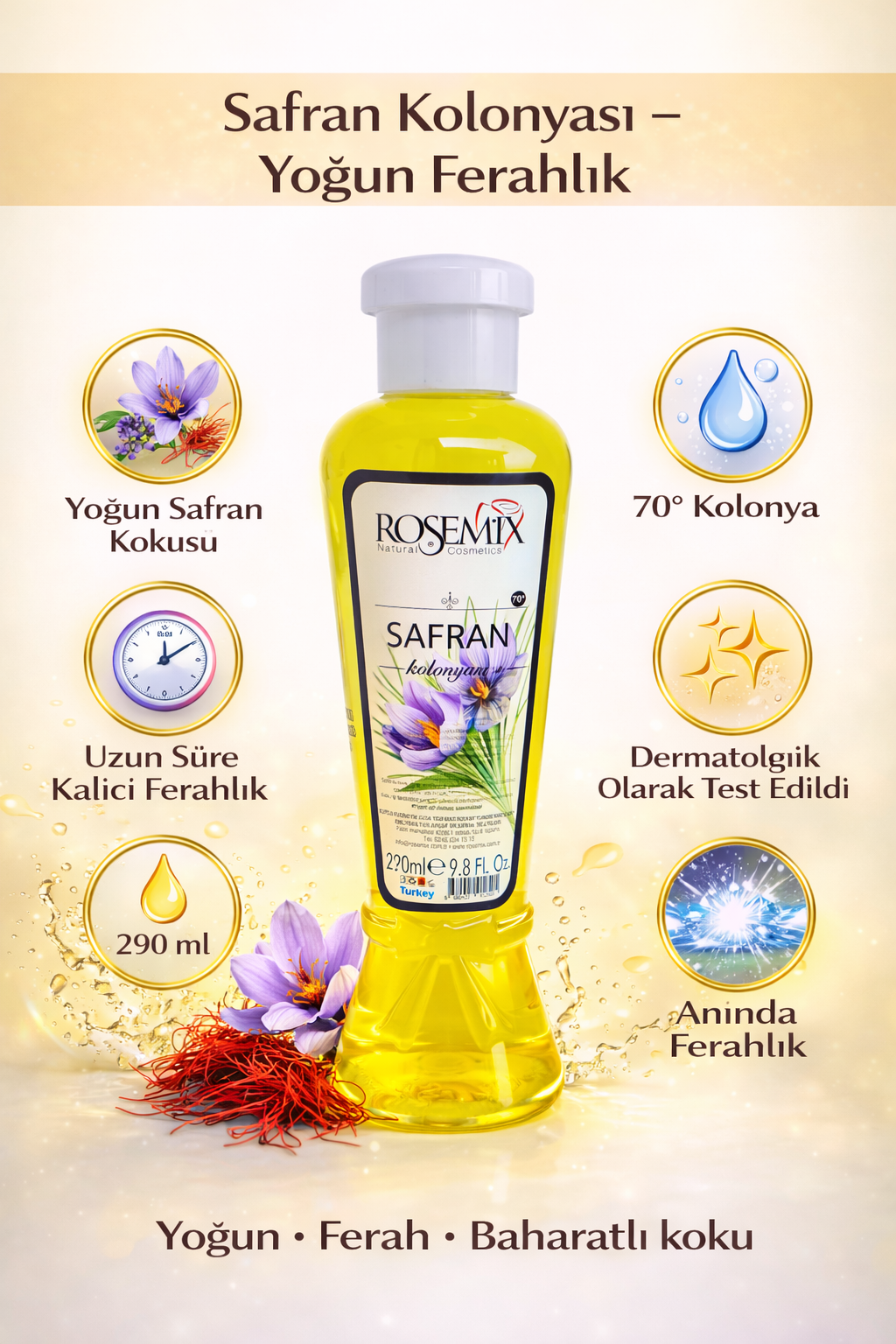 Safran Kolonyası 290 ML | Saffron Cologne