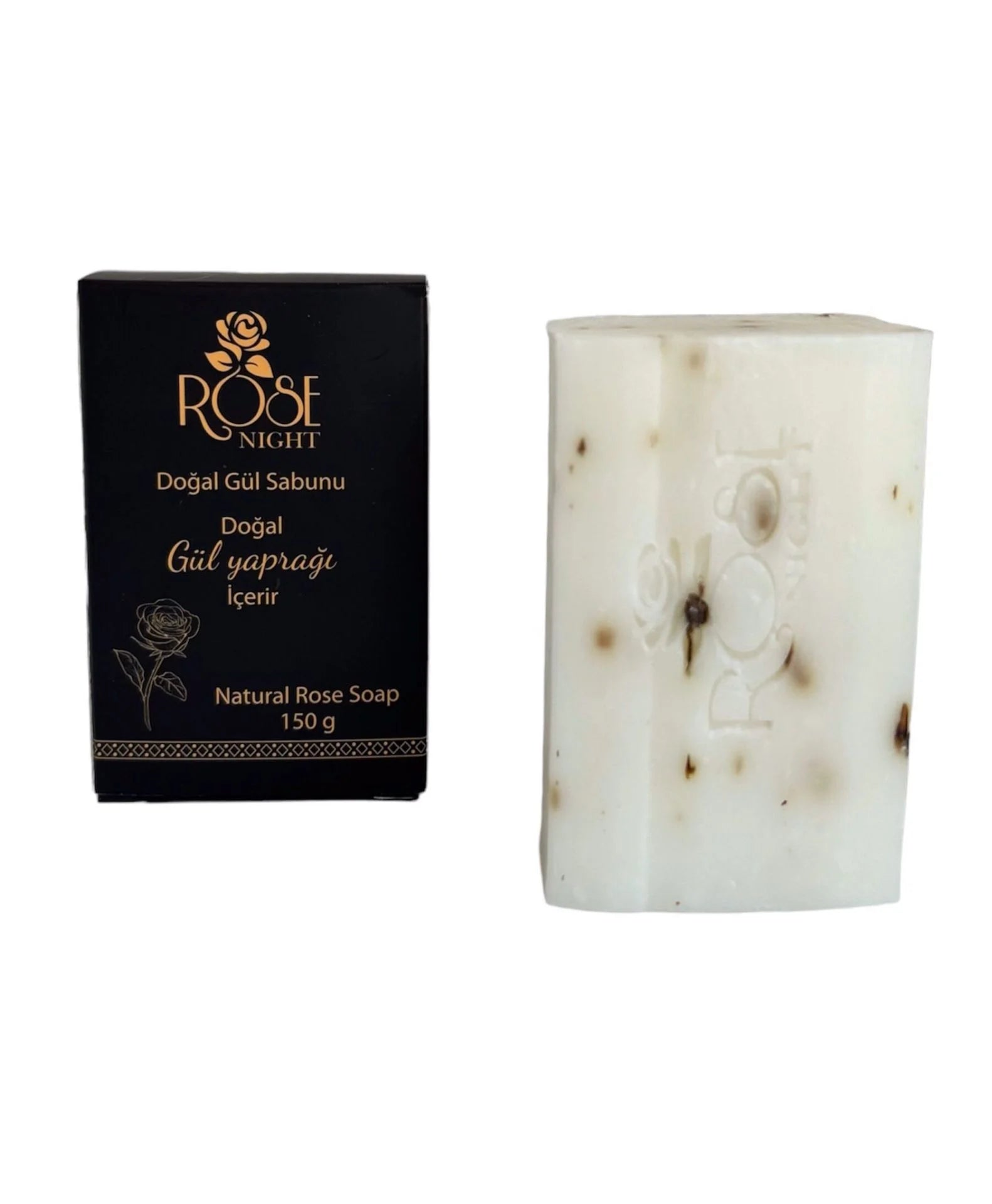 Natural Rose Soap 150 GR | Natural Rose Petals - Natural Rose Soap