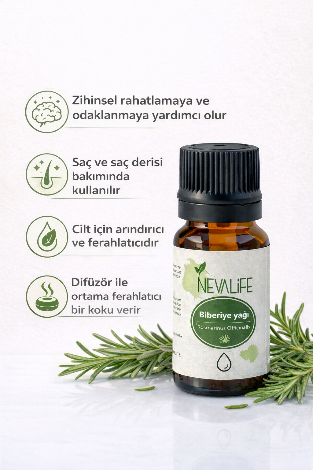 Biberiye Yağı(10 ml)