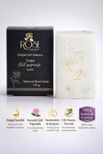Doğal Gül Sabunu 150 GR | Doğal Gül Yapraklı - Natural Rose Soap