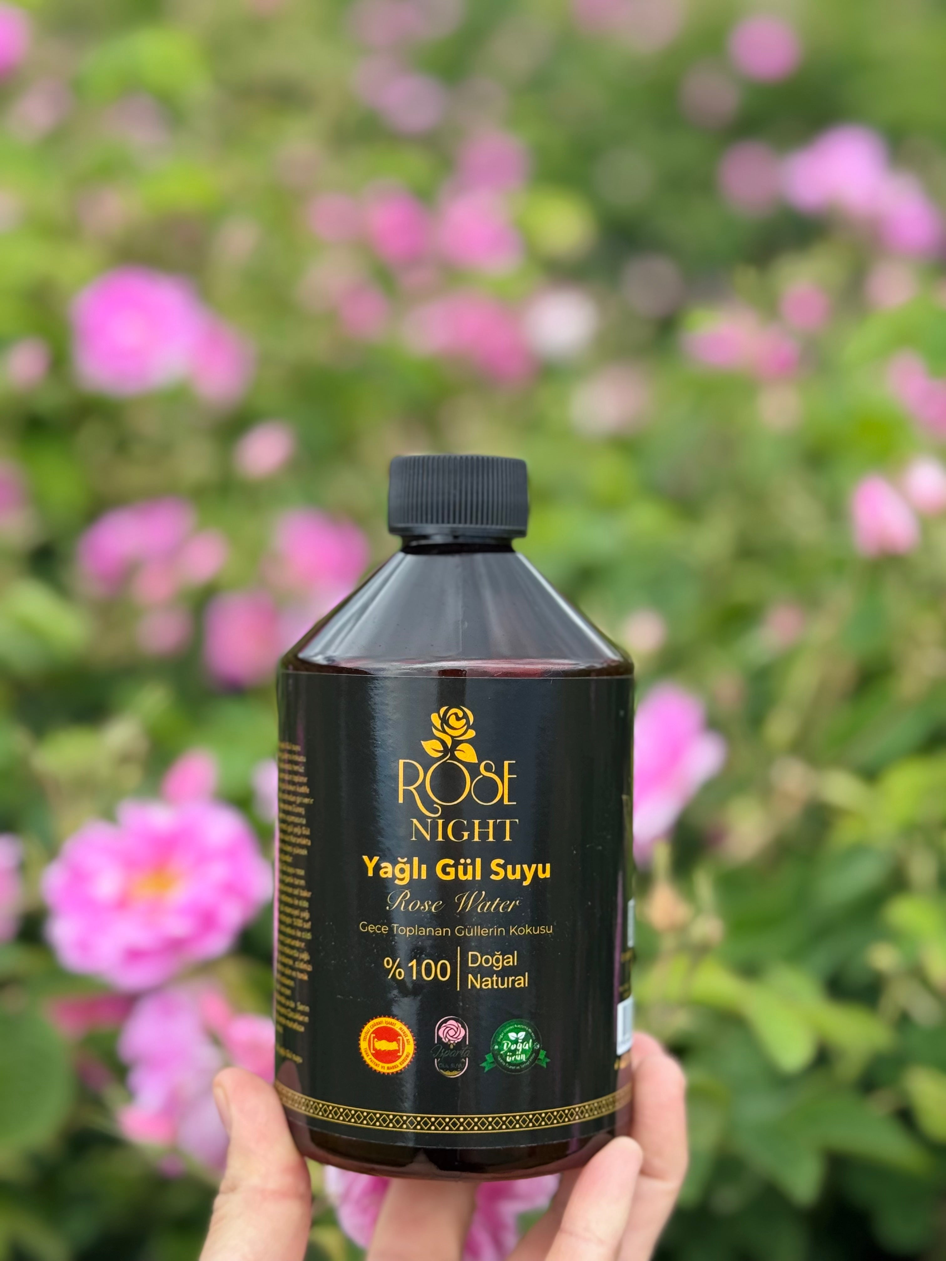 Doğal Gül Suyu 500 ml – Isparta Rosa Damascena
