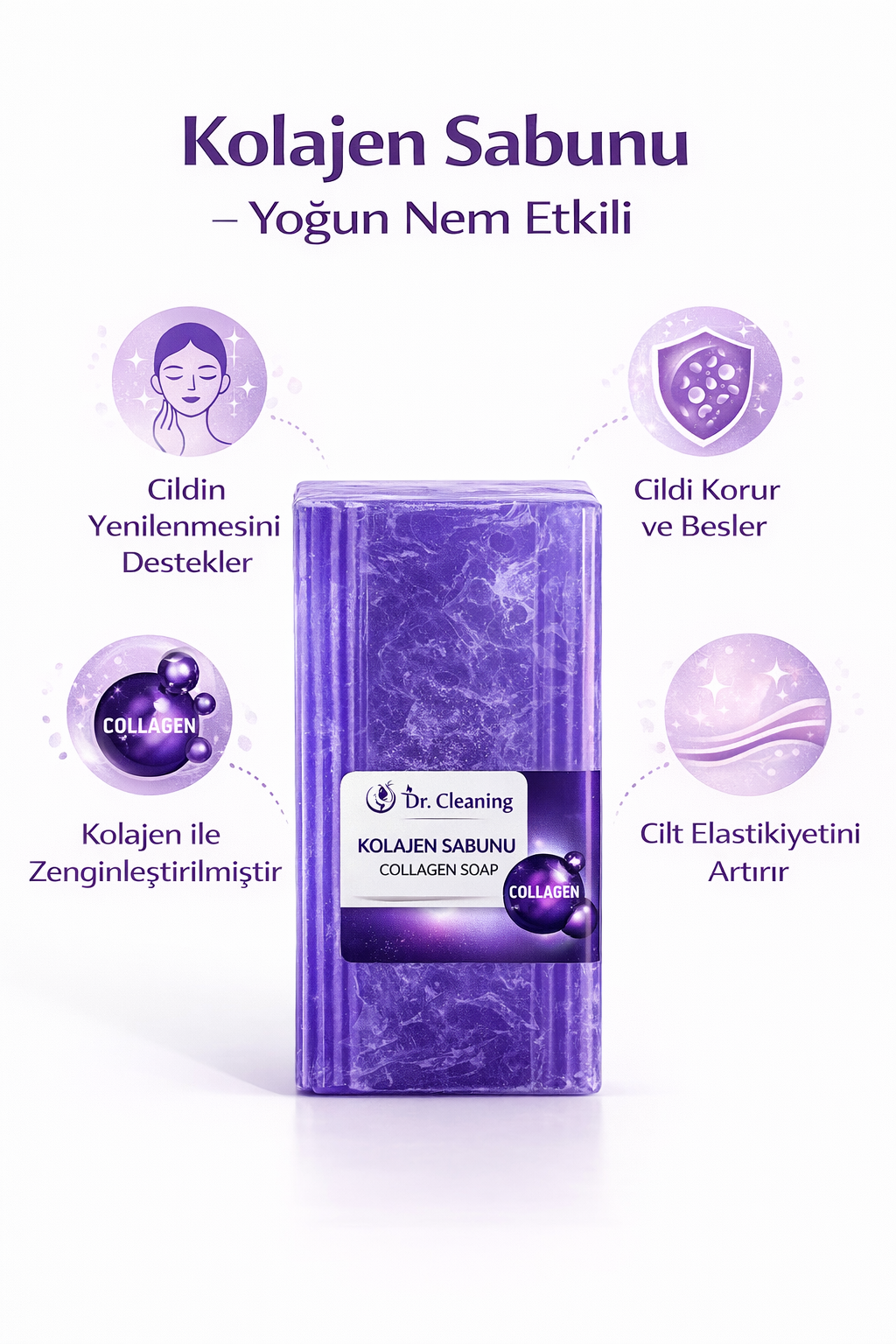 Kolajen Sabunu – Yoğun Nem ve Cilt Yenileyici Bakım