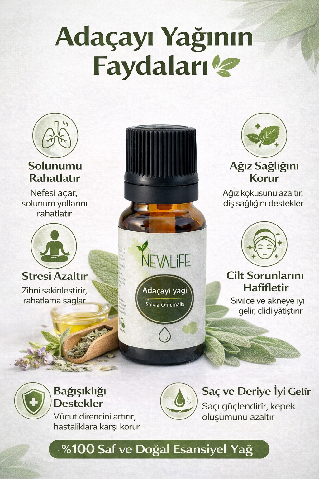 Adaçayı Yağı (10 ML ) | Sage Oil